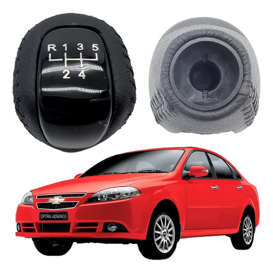 Pera O Pomo Cambios Chevrolet Optra Forrada En Cuero
