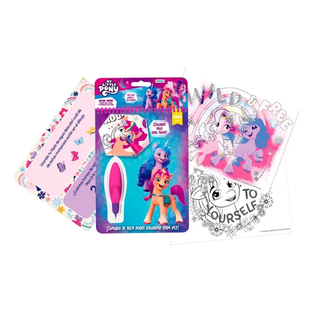 Libro Para Colorear Pinta Facil Con Agua Wow Disney Marvel