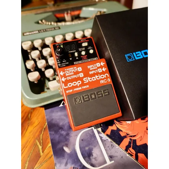 Pedal Boss Loop Station Rc-3 Mit Vermelho