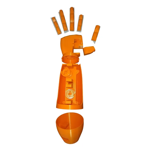 Mano Robótica Arduino, Educacional, Electrónica