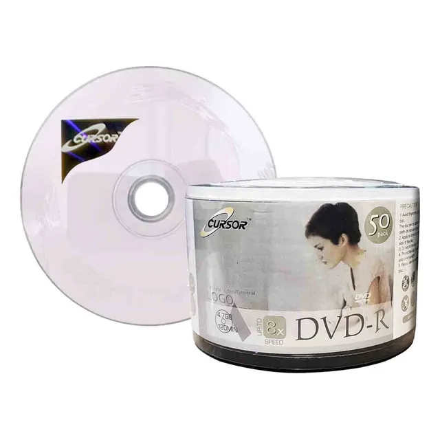 DVD R Cursor 8x 4.7gb Logo Cursor Pack 50