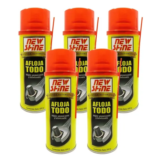 5 Aflojatodo  Penetrante Y Lubricante Previene Oxidacion