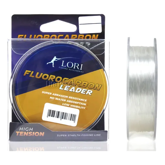 Linha Fluorocarbon 50 Metros 15,9lbs - Lori 0,35mm Cor Transparente