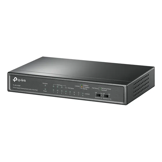 Poe Switch  8p Giga - 4p Poe Tl-sg1008p Tp-link