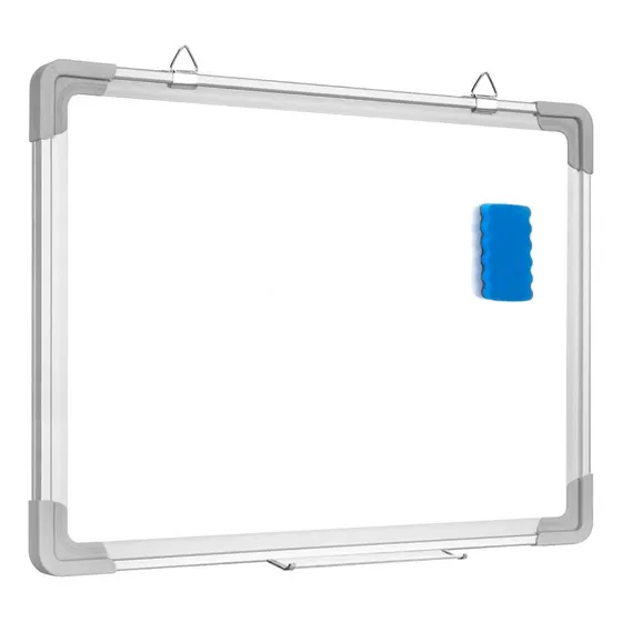 Pizarra Blanca Pizarron Imantado + Marcador Borrador 40x60 ®
