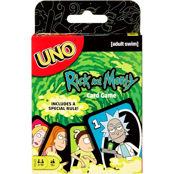 Juego Uno Cartas Rick Y Morty Edición Especial Baraja