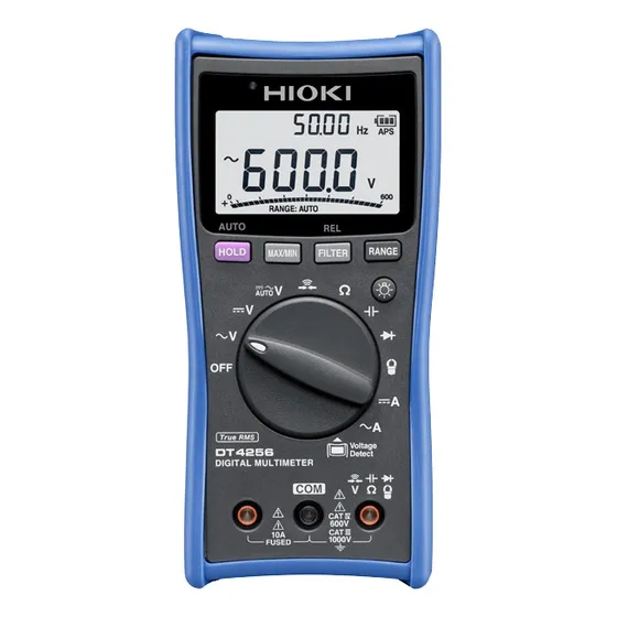 Multímetro Hioki Dt4256 + Puntas De Prueba Iva Truerms Japón