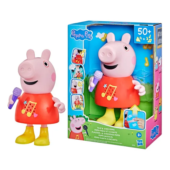 Muñeca G0518 Peppa Pig Habla y Canta Peppa 3+ Hasbro