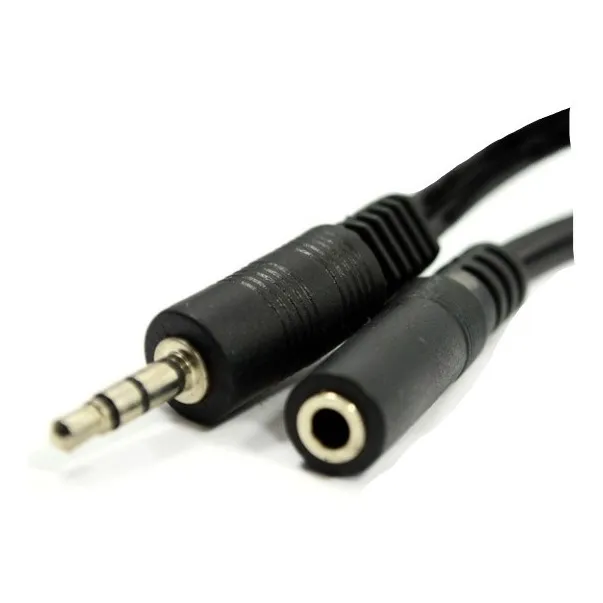Cable Extension Plug 3.5mm De Audio Stereo De 5 Metros