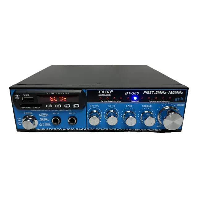 Amplificador De Perifoneo 30 W Con Bluetooth Radio Fm Y Usb