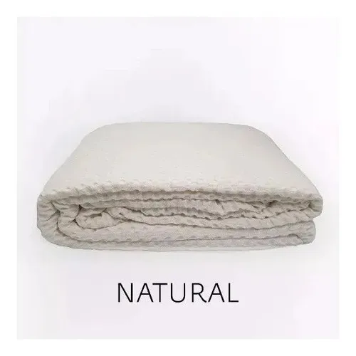 Cubrecama Verano Palette Kenia 2 1/2 Plaza Rustico Algodon