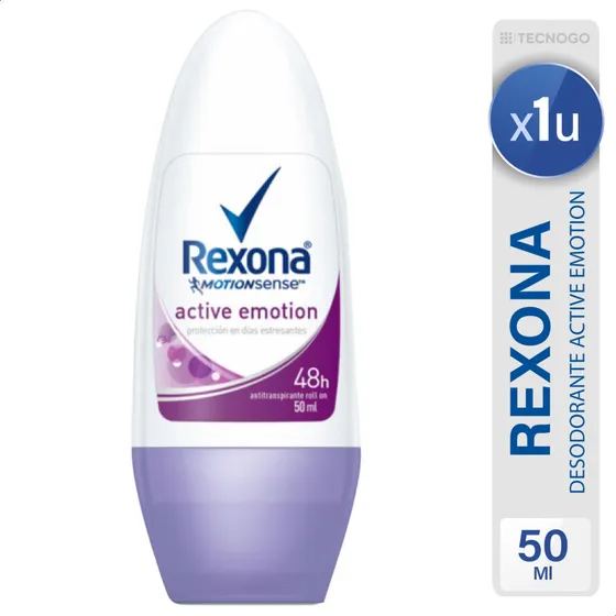 Antitranspirante Rexona Active Emotion Roll On Fem 50ml