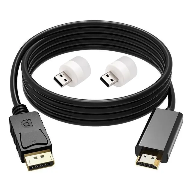 Cable Displayport Dp A Hdmi Para Pc A  Hdtv,4k*2k 1.8 Metros