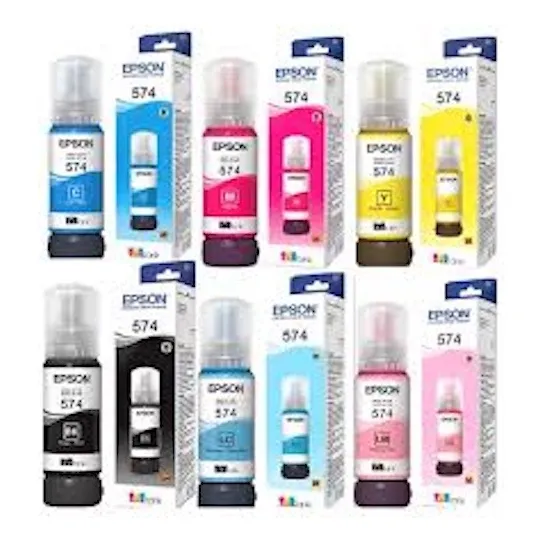 Tinta Epson 574 Juiego X6 Colores 100% Original