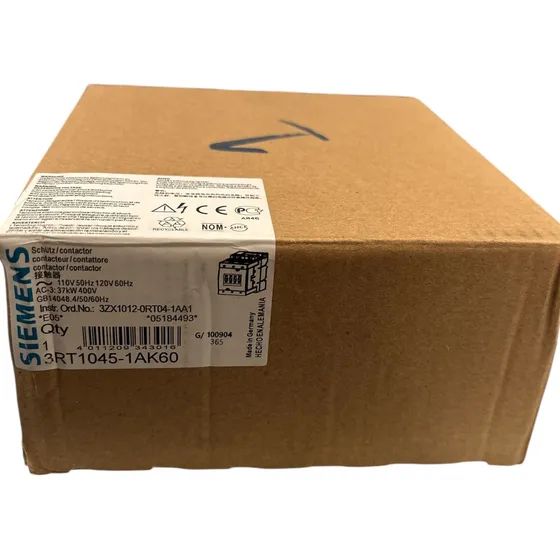 Siemens 3rt1045-1ak60 Contactor
