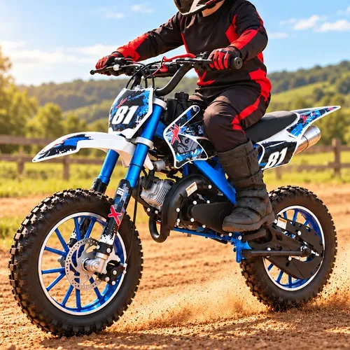 Mini Moto Infantil Gasolina 2 Tempos 49CC Speed Ninja GP Esportiva