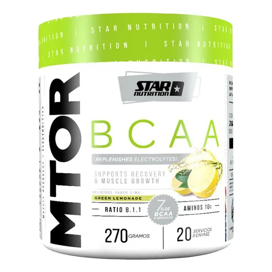 Bcaa Mtor 8.1.1 Star Nutrition Sabor Green Lemonade X 270gr