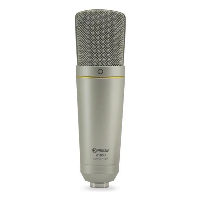Microfono Krieg K-100u De Condensador De Estudio Usb Meses