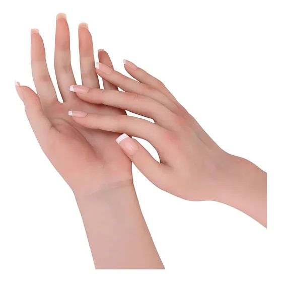 Mano De Silicona Tamaño Realista Para Exhibir Joyas Color Ma
