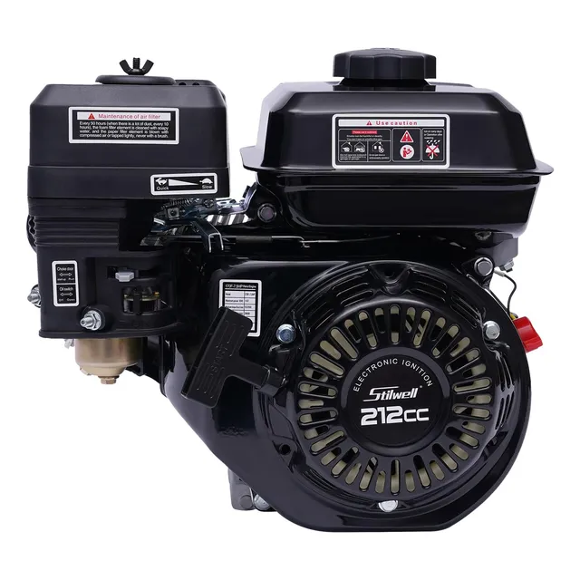 Motor Gasolina Arranque Cuerda 4 Tiempo 210 Cc General Un Hp
