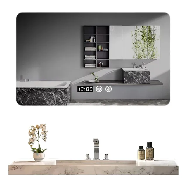 Banna Espejo Led Para Baño 50x70cm Touch 3 Modo Con Función Antiva Touch Led Y 3 Modos De Iluminación , Regulable Espejo Baños Antivaho