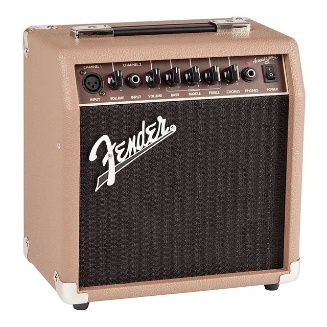 Amplificador Fender Acoustasonic 15 Transistor Para Guitarra De 15w Cor Castanho/trigo 127v