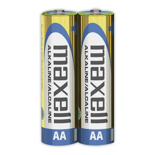 Pilas Maxell alcalinas AA paquete de 2 unidades