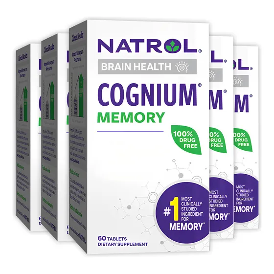 Cognium 100mg Natrol 60 Tablets 5un Sabor N/a