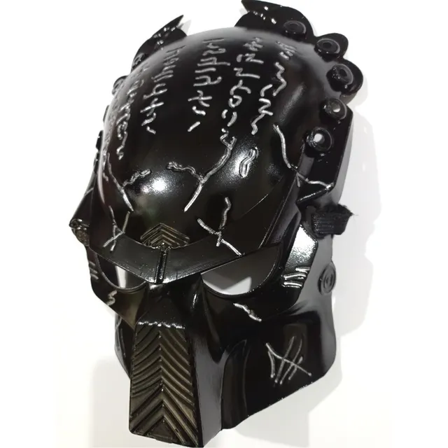 Máscara De Wolf Predator Black De La Película Avp -  Cosplay