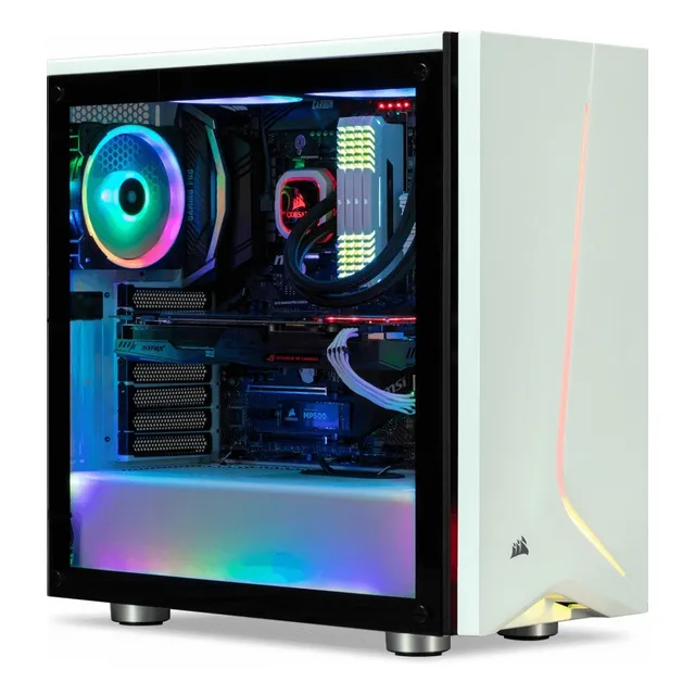 Gabinete Corsair Carbide Spec-06 Atx Mid Tower Cristal Blanco