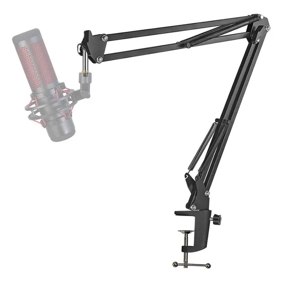 Suporte Articulado P/ Microfones Hyperx Quadcast E Solocast Cor Preto