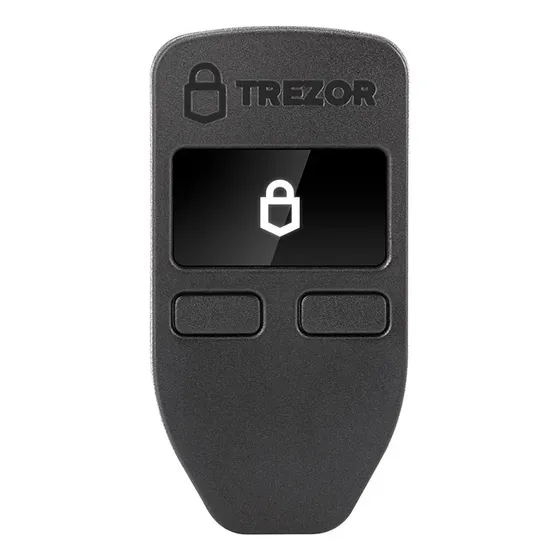 Trezor One Crypto Wallet Lacrada Original Pronta Entrega Black
