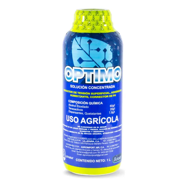 Optimo Surfactante Adherente, Humectante Uso Agrícola X 1l