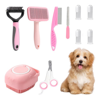 Cepillos De Baño Para Mascotas Perros Profesional 10 Pzs Kit Cepillos De Baño Para Mascotas Perros Profesional 10 Pzs Kit