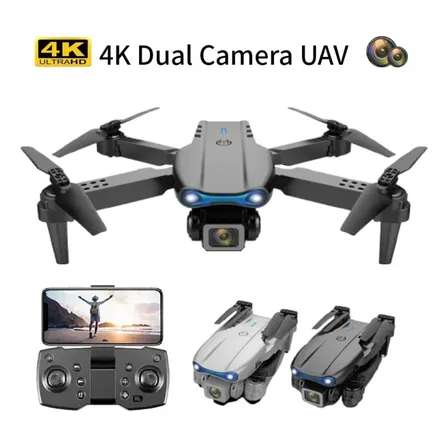 Drone Mini Pro Câmera Hd 2.4ghz Gps Profissional 2 Baterias Preto