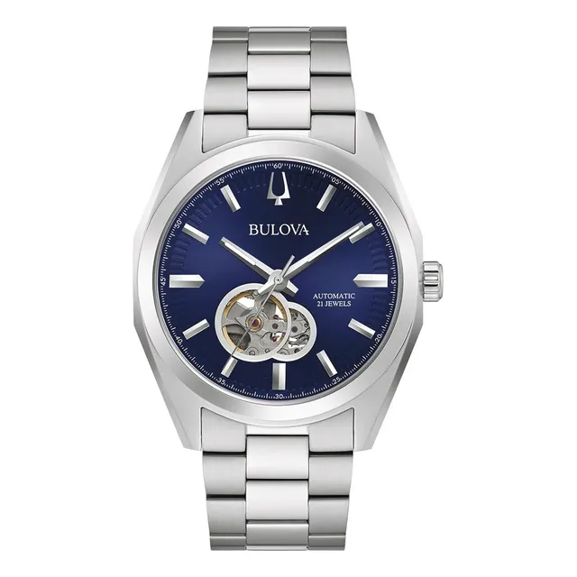 Colgante De Acero Inoxidable Clásico Bulova Reloj De 29v8i