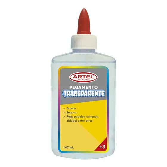 Pegamento Transparente Escolar 147ml. Artel