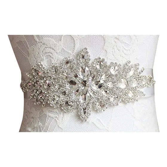  Cinturón Para Vestidos De Novia Con Pedrería
