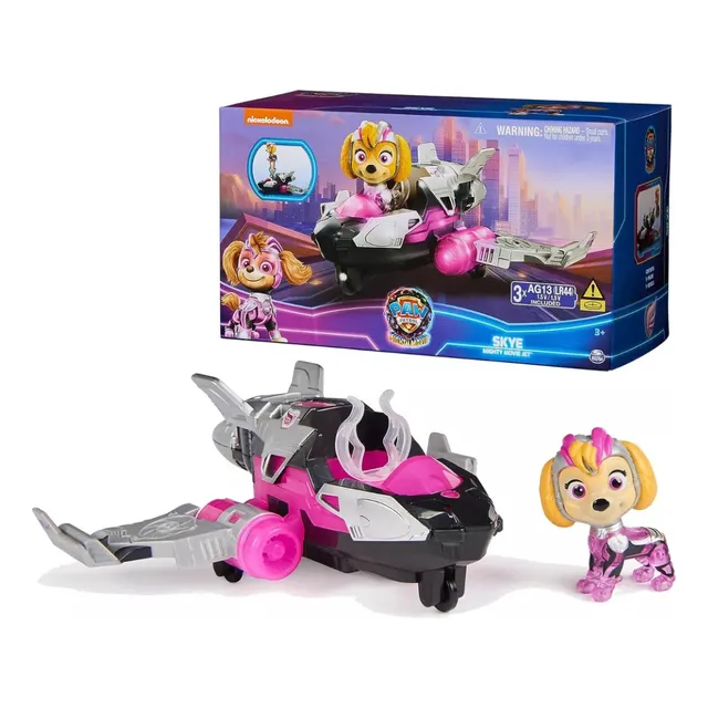 Vehículo Paw Patrol Película Luces Y Sonidos Skye