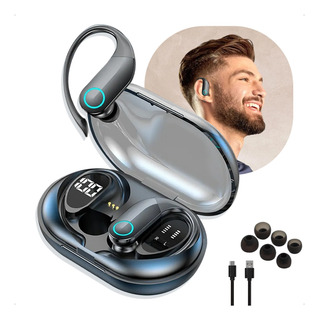 Fone De Ouvido Bluetooth 5.3 S Fio Tws Esportivo Tipo Gancho Fone De Ouvido Bluetooth 5.3 S Fio Tws Esportivo Tipo Gancho