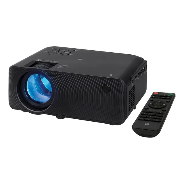 Mini Proyector Inalámbrico Gpx Bluetooth Portátil Y Negro