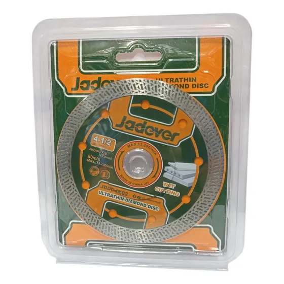 Disco De Corte Diamantado Ultrafino, 4  1/2 X 7/8, Jadever.