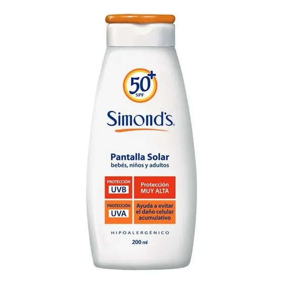 Protector Bloqueador Solar F50 Simonds 200ml