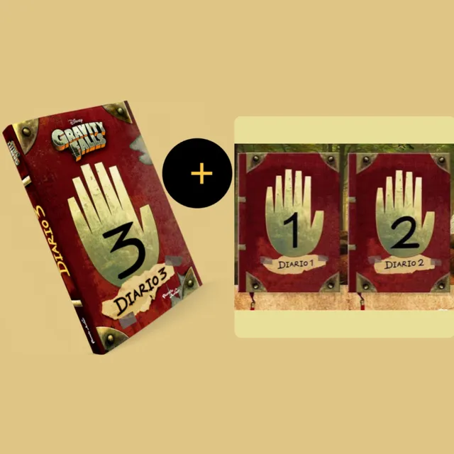 Packx2- T. Blanda- Diario 3 + Diarios 1 Y 2 - Gravity Falls
