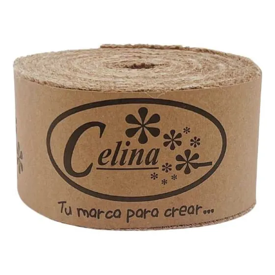 Yute Acabado Natural Cinta 10mts 6cm Celina