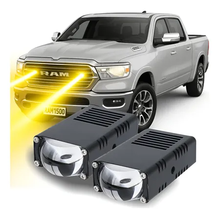 Projetor Biled Laser Matrix Slim Universal 100w Dual Color