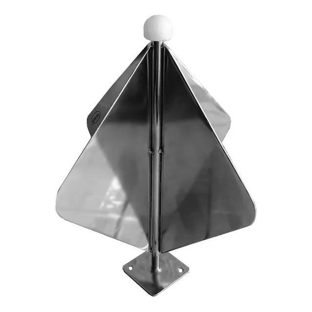 Refletor De Radar Em Aço Inox Para Lanchas E Veleiros