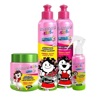 Kids Cabelos Cacheados 4 Produtos Infantil Bio Extratus Kids Cabelos Cacheados 4 Produtos Infantil Bio Extratus