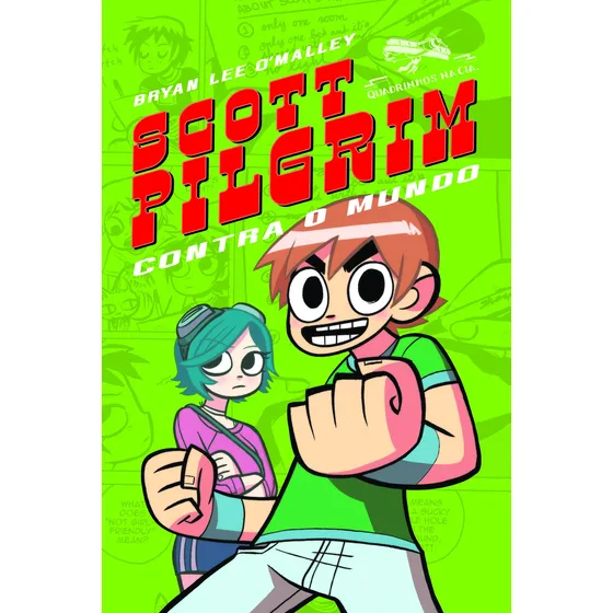Scott Pilgrim contra o mundo, vol.1, de O'Malley, Bryan Lee. Editorial Quadrinhos na Cia, capa mole em português, 2010
