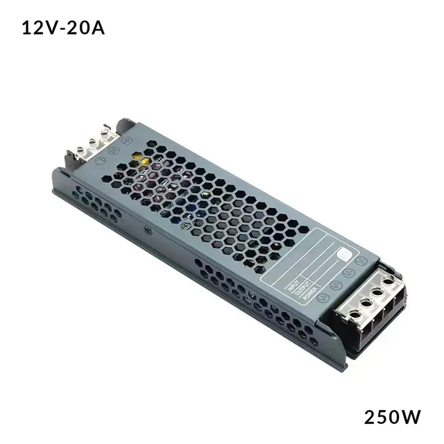 Fuente conmutada ultrafina 12v 20a Bivolt 240w